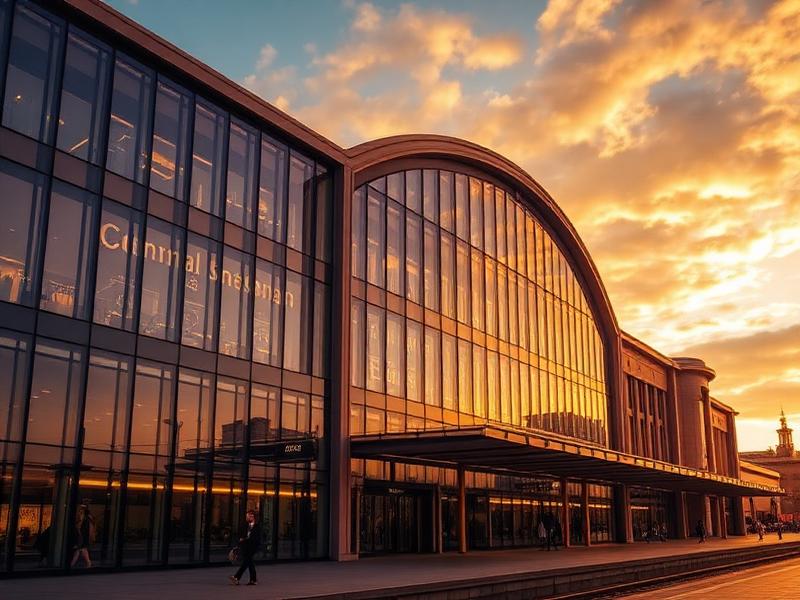 to Vienna Central Station